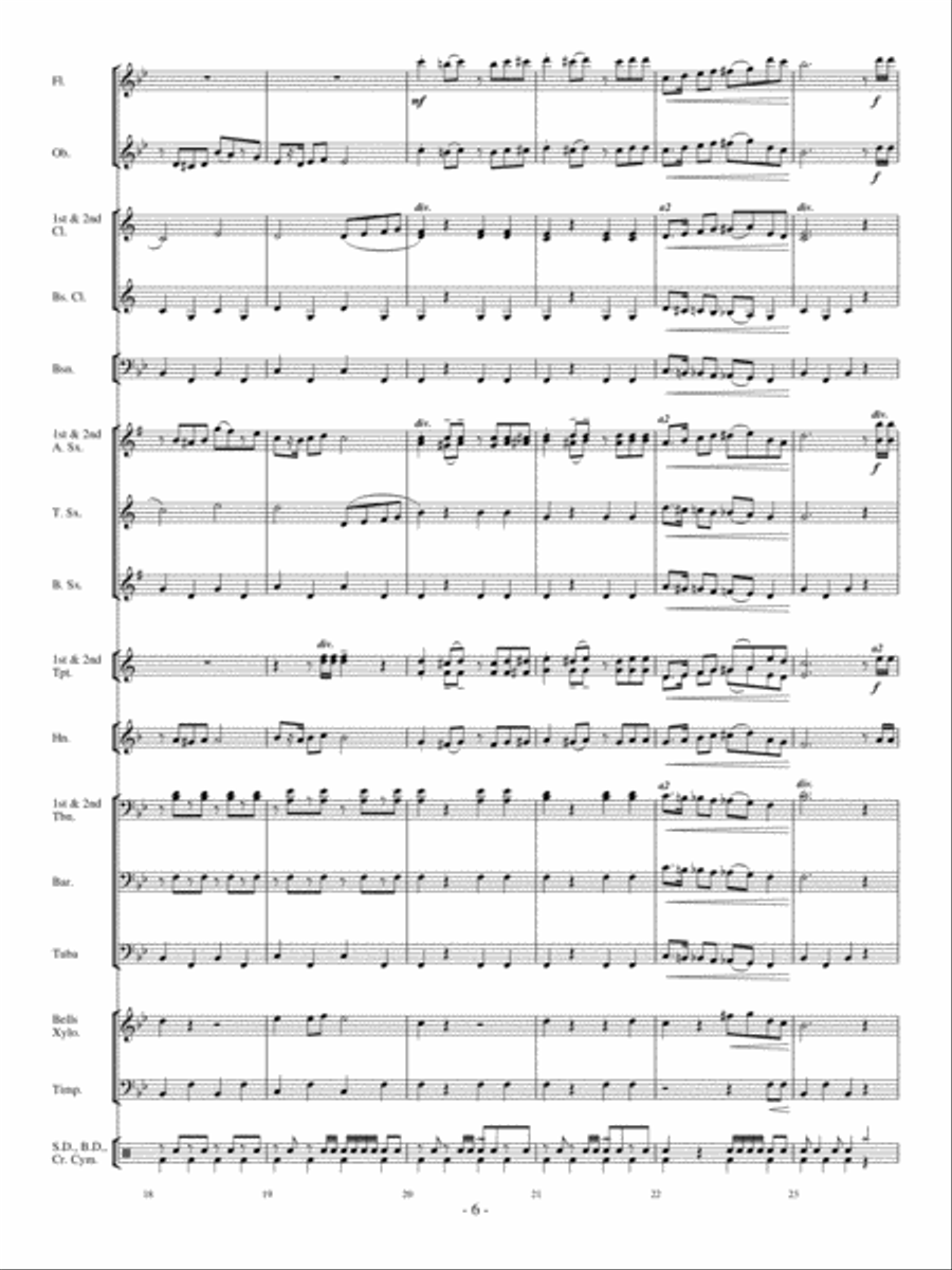 Three Ring Circus Concert Band scores gallery preview page 5