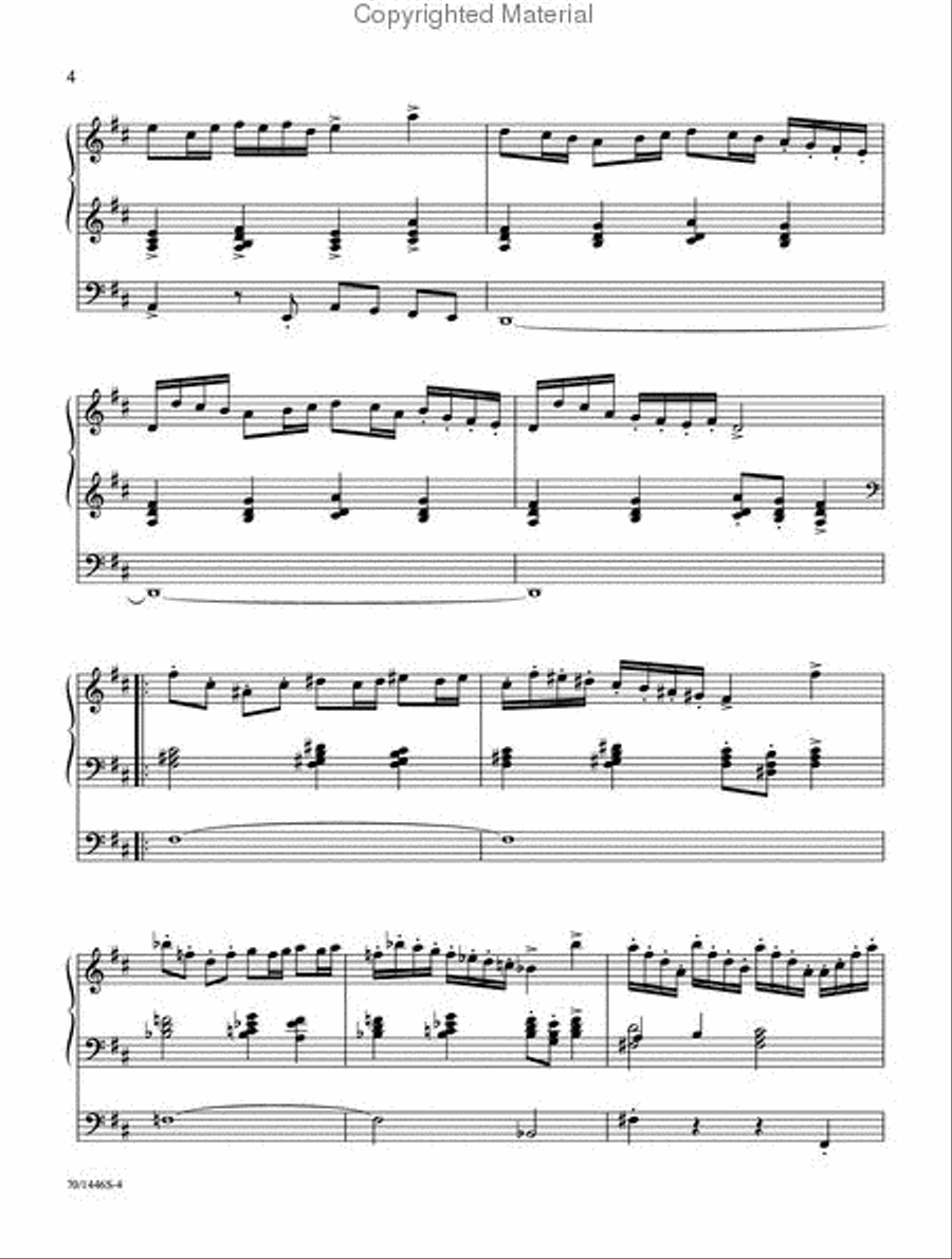 A Treasury of Festive Music for Organ Organ Solo scores gallery preview page 3
