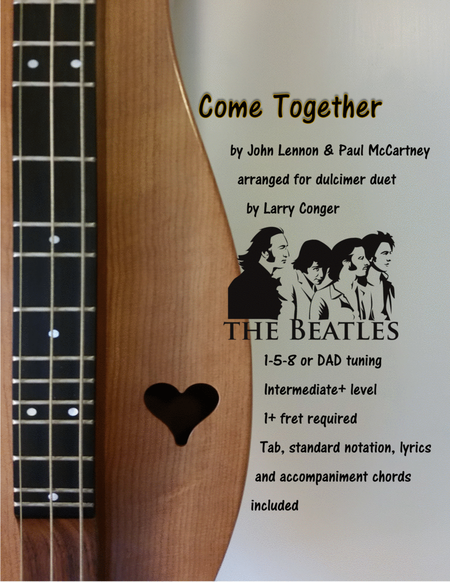 Come Together Dulcimer scores gallery preview page 1