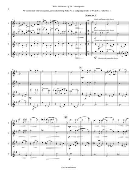 Waltz Medley, Op. 18, Nos. 1-4 image number null