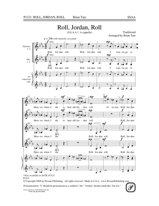 Book cover for Roll, Jordan, Roll