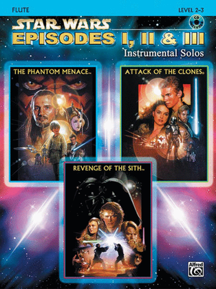 Book cover for Star Wars - Episodes I, II & III (Flute)