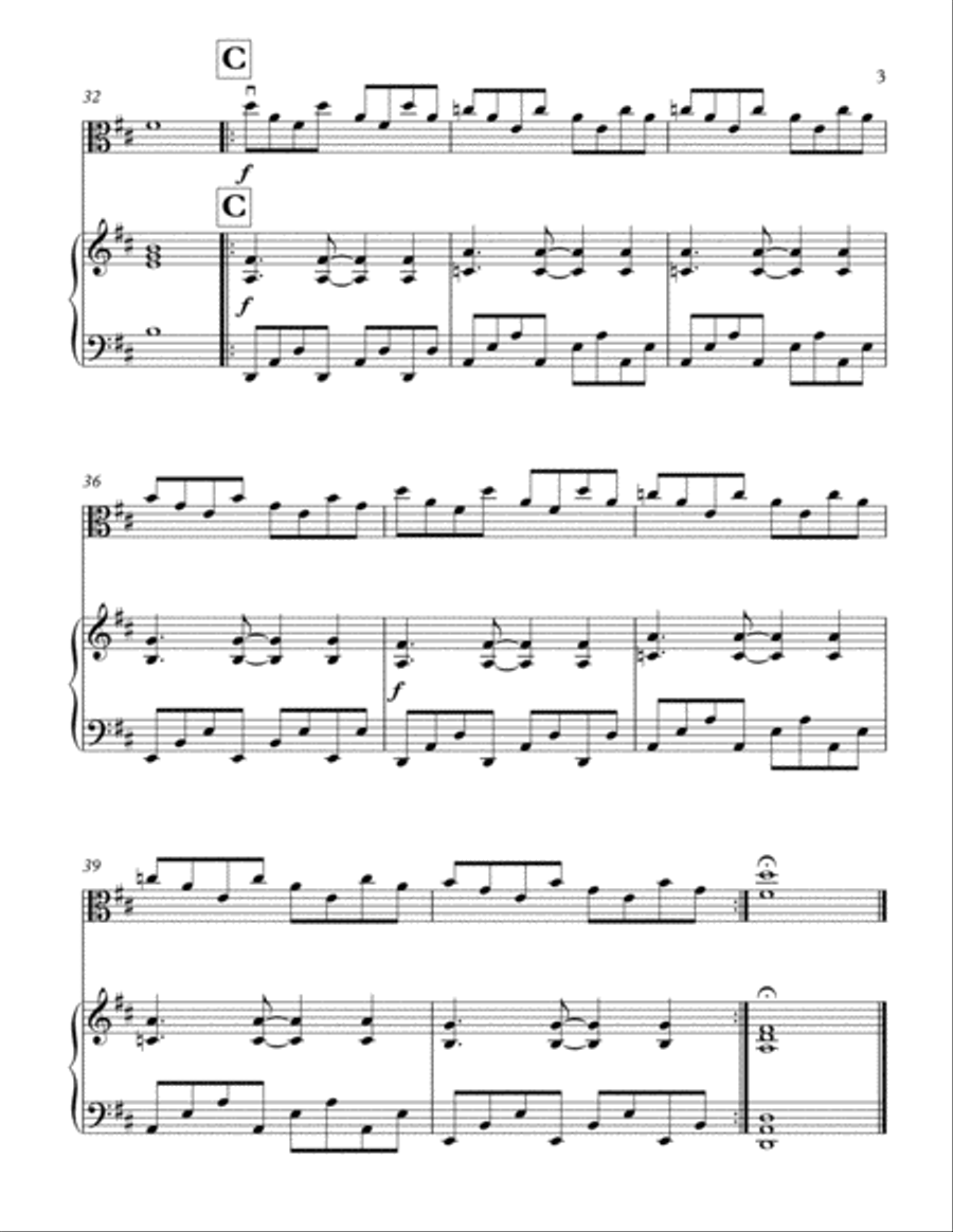 Clocks Viola scores gallery preview page 4