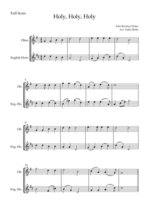 Holy, Holy, Holy (Traditional Christian Song) for Oboe & English Horn Duo