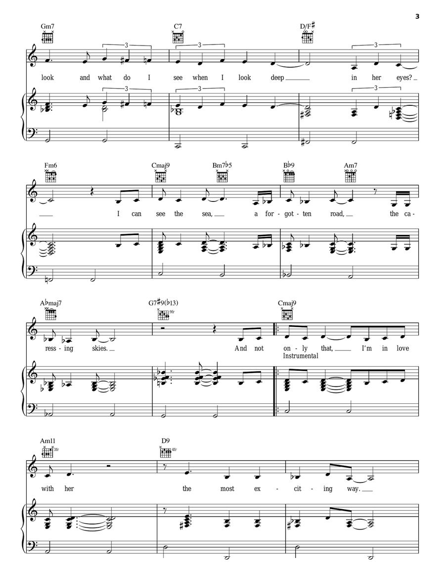 She's A Carioca Piano, Vocal, Guitar scores gallery preview page 3