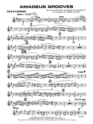 Amadeus Grooves: 2nd E-flat Alto Saxophone