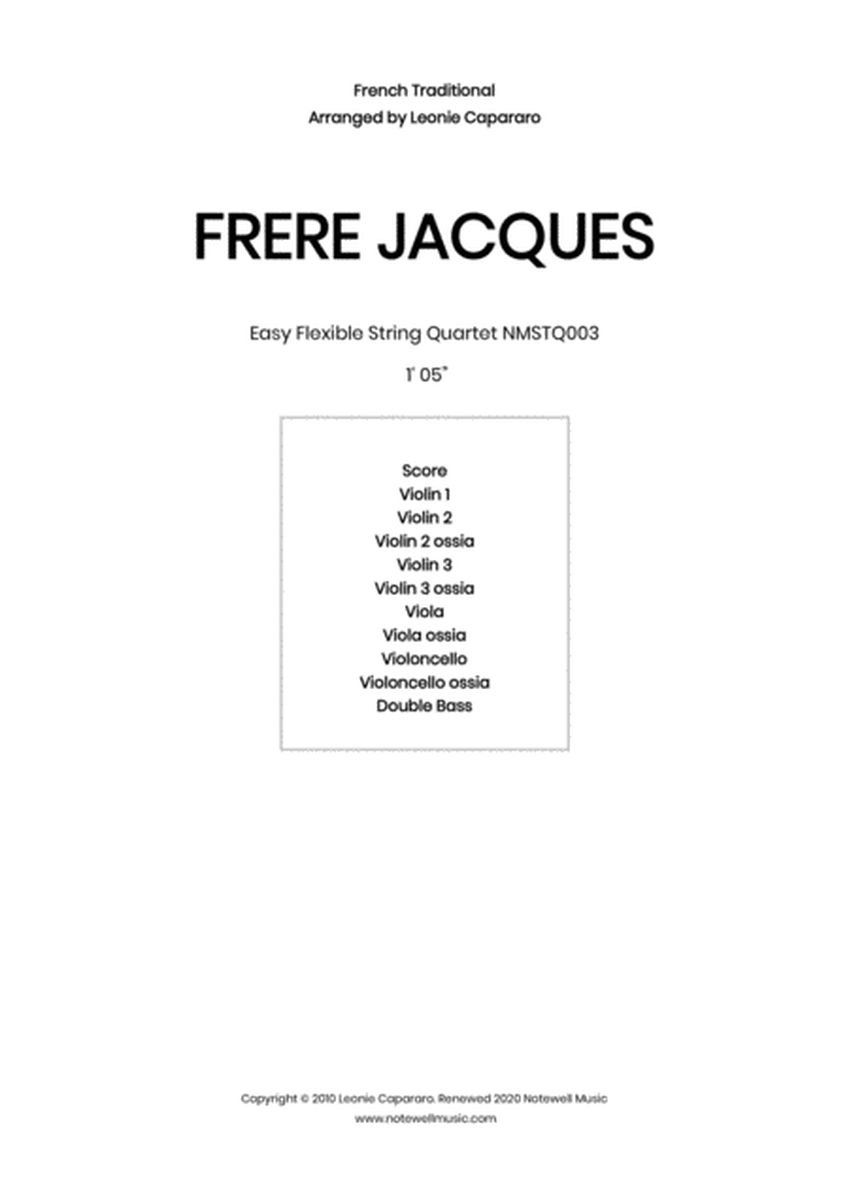 Frere Jacques (Flexible string quartet/ensemble) image number null