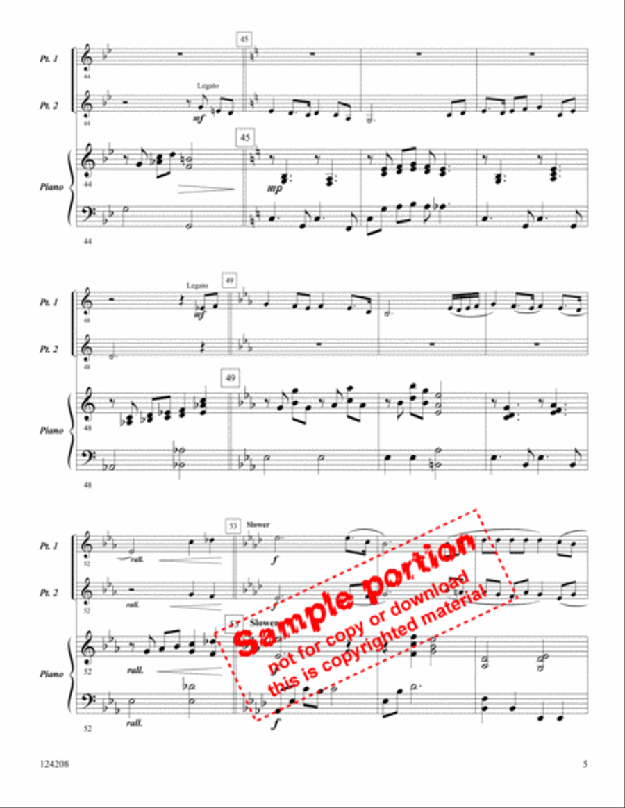 In The Sweet By and By Woodwind Duet scores gallery preview page 4