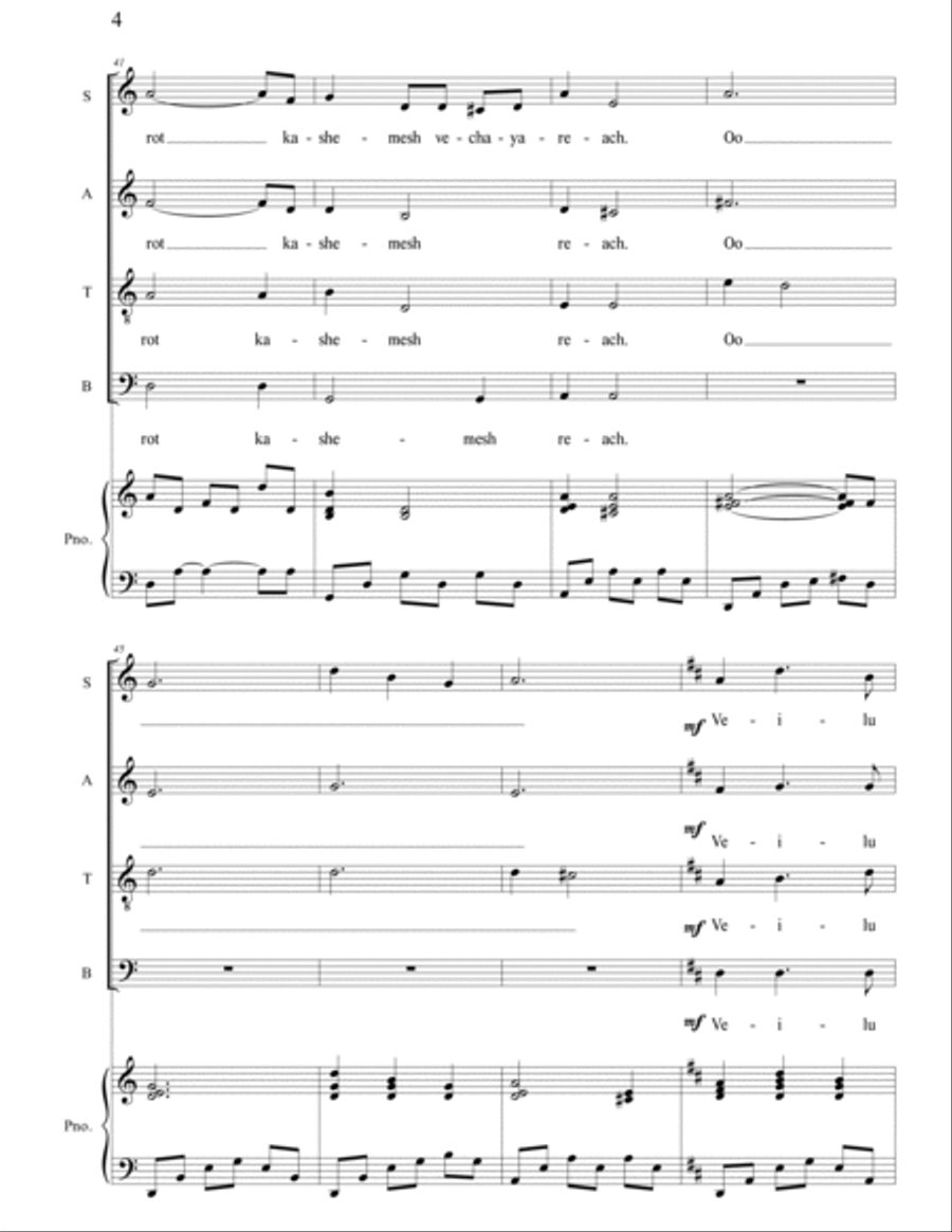 Veilu Finu 4-Part scores gallery preview page 4