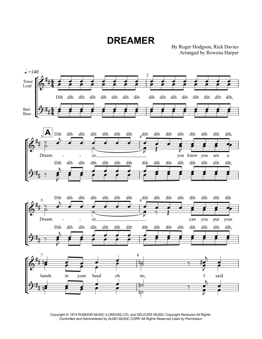 Dreamer SSAA scores gallery preview page 1