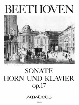 Book cover for Sonata in F major op. 17