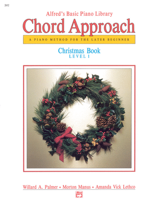 Book cover for Alfred's Basic Chord Approach Christmas, Book 1