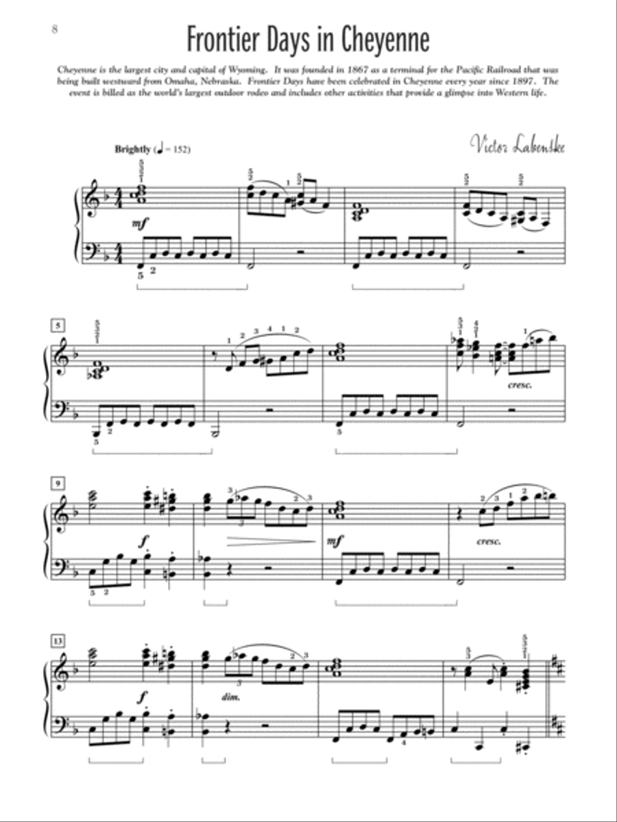 Wyoming Landscapes Wyoming Landscapes Piano Solo scores gallery preview page 4