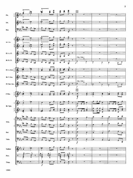 March and Procession of Bacchus: Score