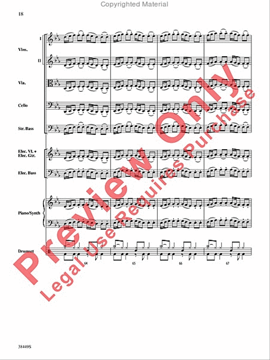 Requiem (The Fifth) String Orchestra scores gallery preview page 19