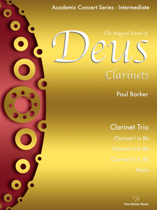 Book cover for Deus Clarinets (Clarinet Trio)