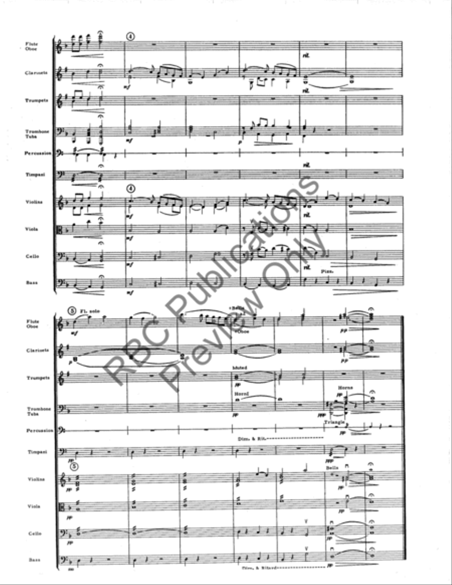 Appalachian Lullaby- Orchestra Full Orchestra scores gallery preview page 5