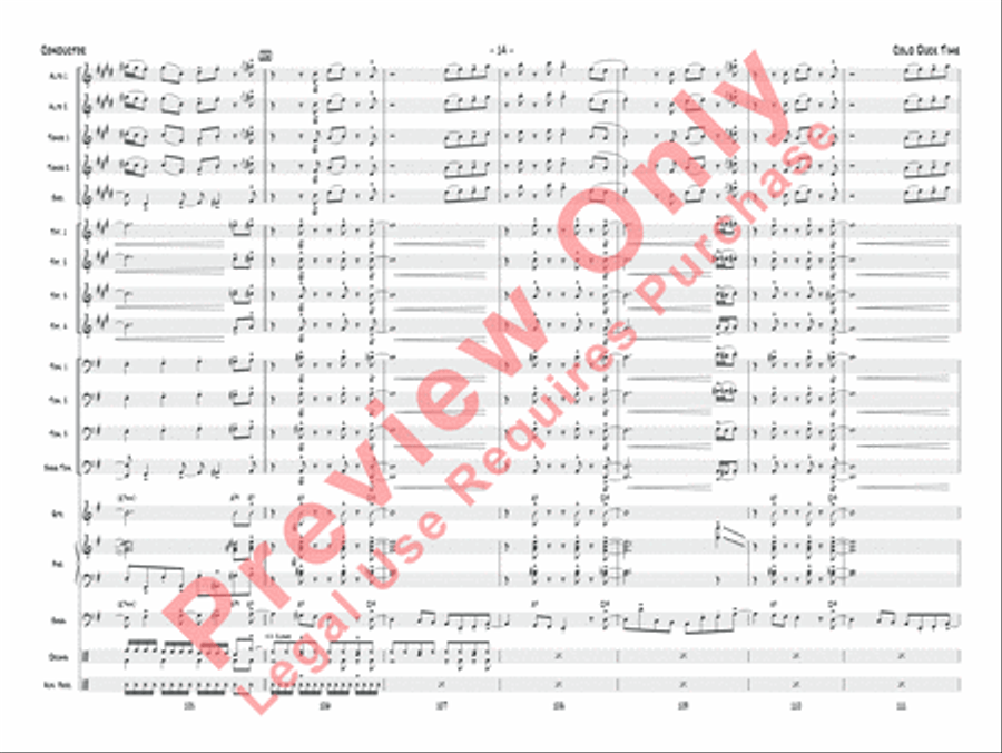 Cold Duck Time Cold Duck Time Jazz Ensemble scores gallery preview page 15