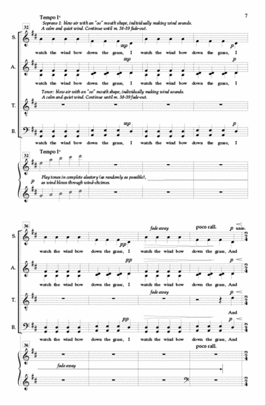 Afternoon on a Hill Divisi scores gallery preview page 6