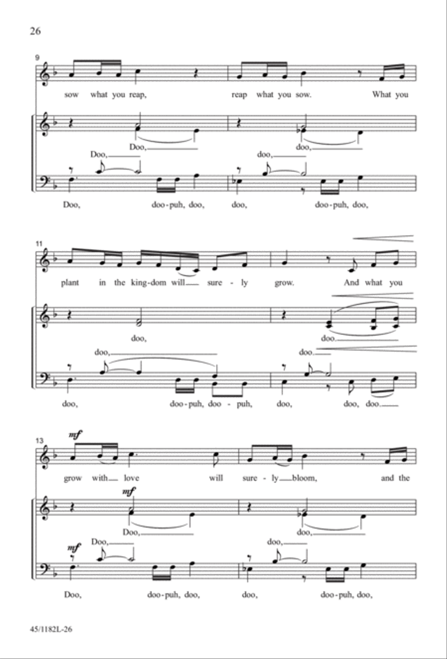 All Around A Cappella 4-Part scores gallery preview page 20