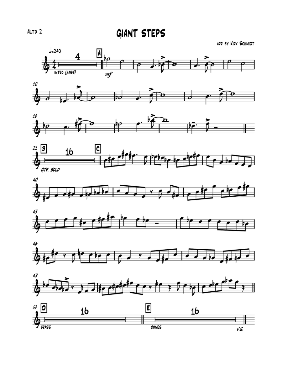 Giant Steps Jazz Ensemble scores gallery preview page 5