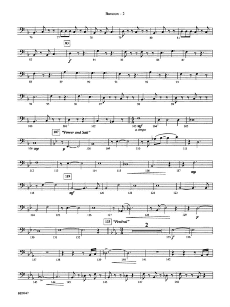 Chesapeake: Bassoon Concert Band scores gallery preview page 2