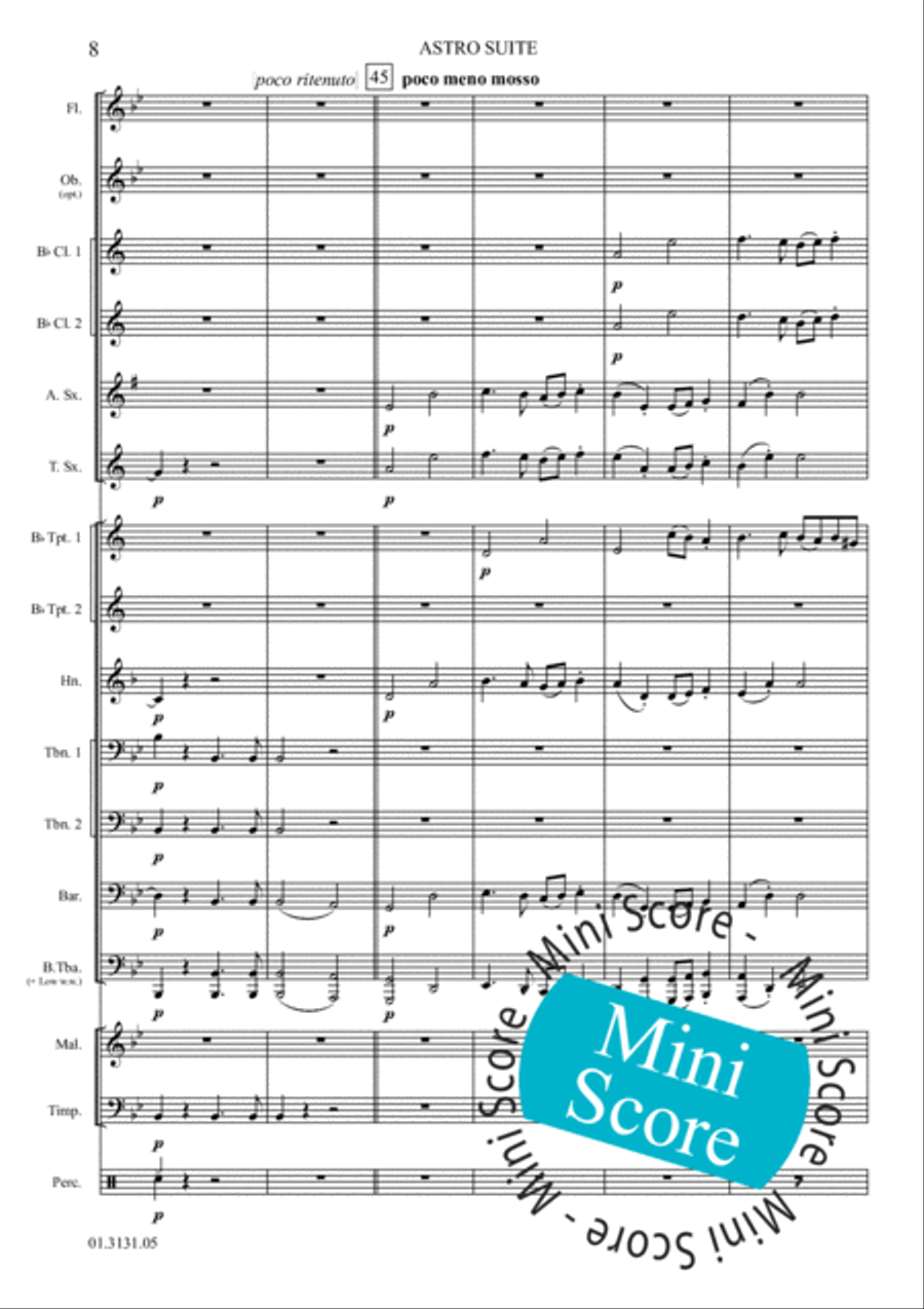Astro Suite Astro Suite Concert Band scores gallery preview page 14