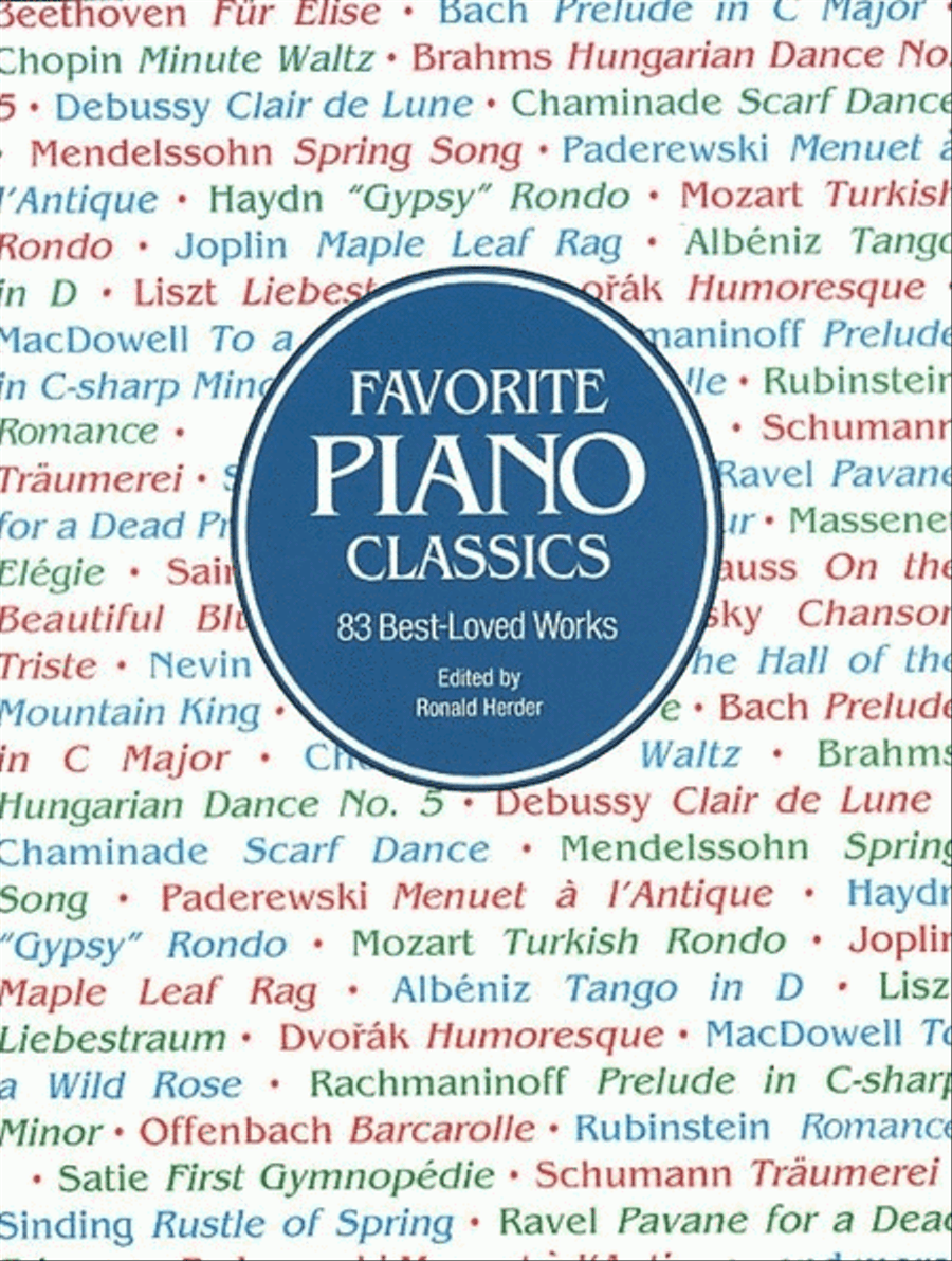 Favourite Piano Classics Piano Solo scores gallery preview page 1