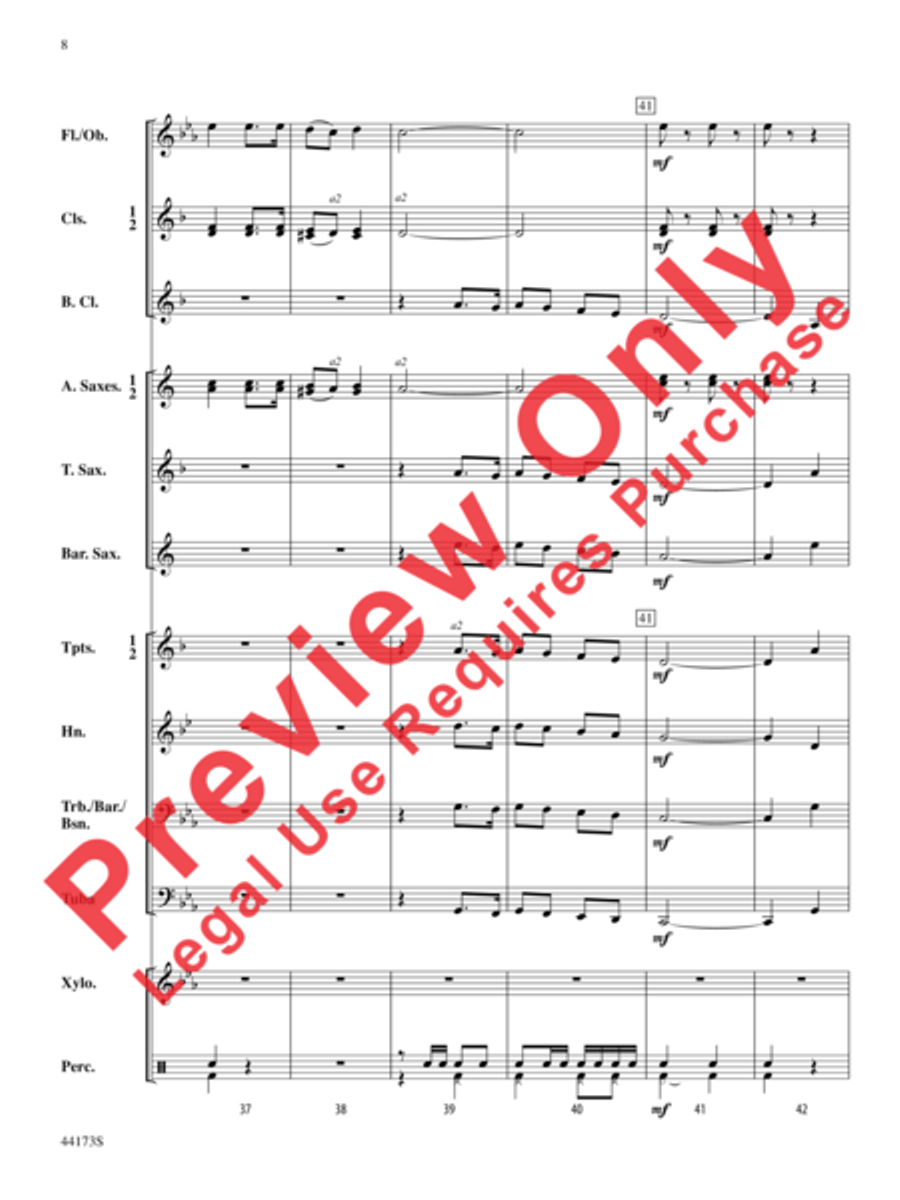 Cape Breton March Cape Breton March Concert Band scores gallery preview page 21