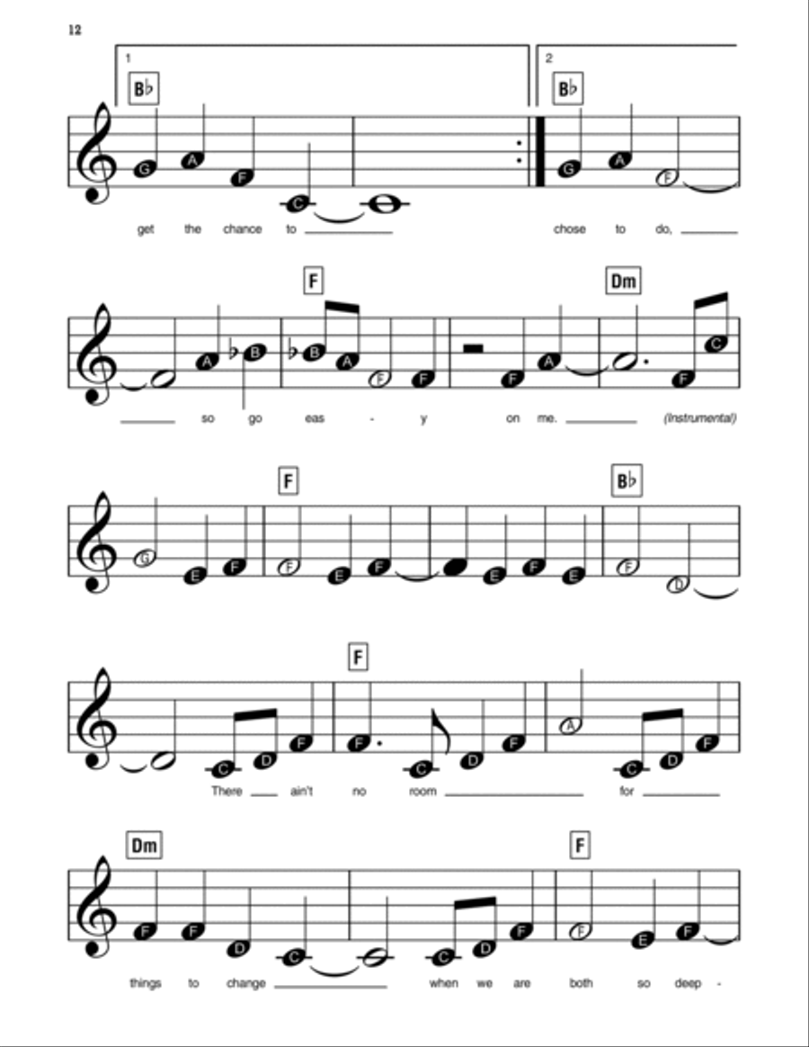 Easy On Me Easy Piano scores gallery preview page 3