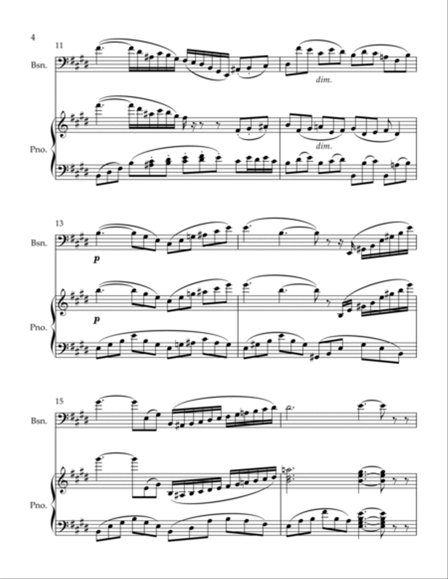 Adage Bassoon scores gallery preview page 4