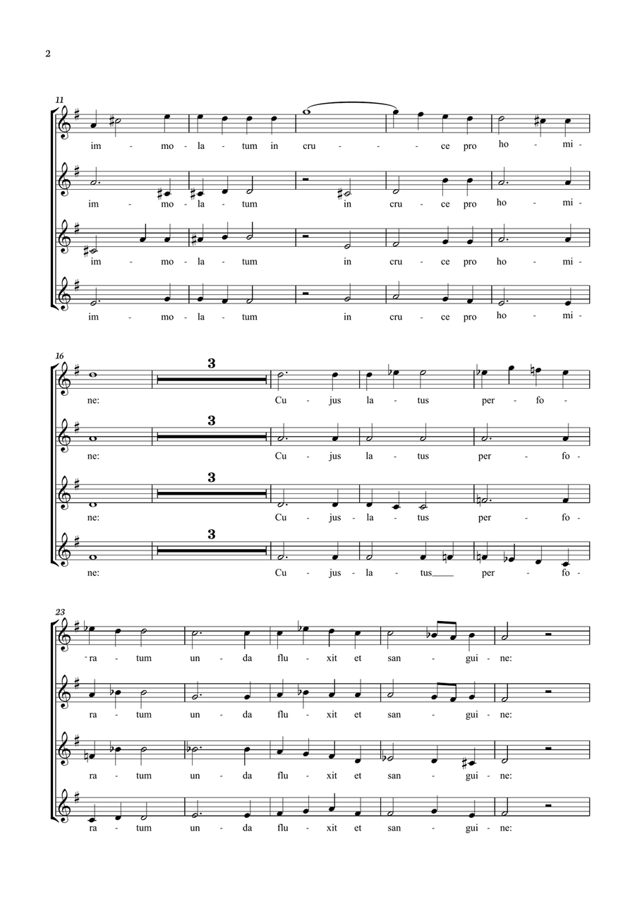 Mozart - Ave Verum Corpus for SSAA SSAA scores gallery preview page 2