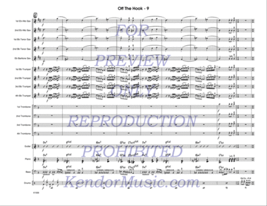 Off The Hook Jazz Ensemble scores gallery preview page 10