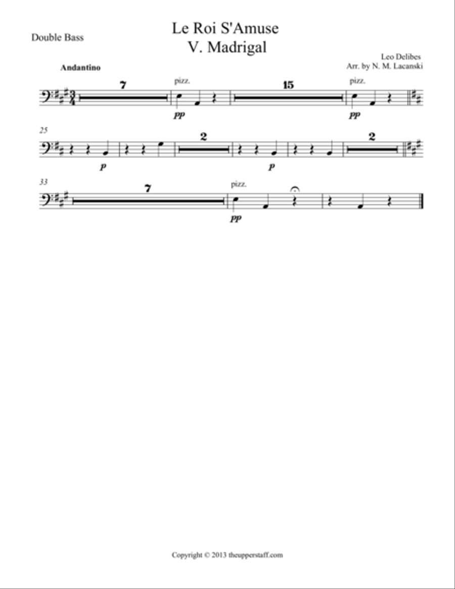 Le Roi Madrigal Choir scores gallery preview page 1