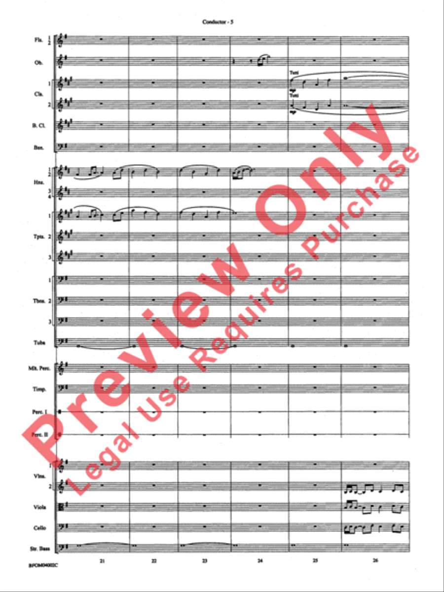Prairiesong Full Orchestra scores gallery preview page 8
