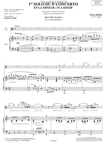 Concerto No. 8 - Solo No. 1