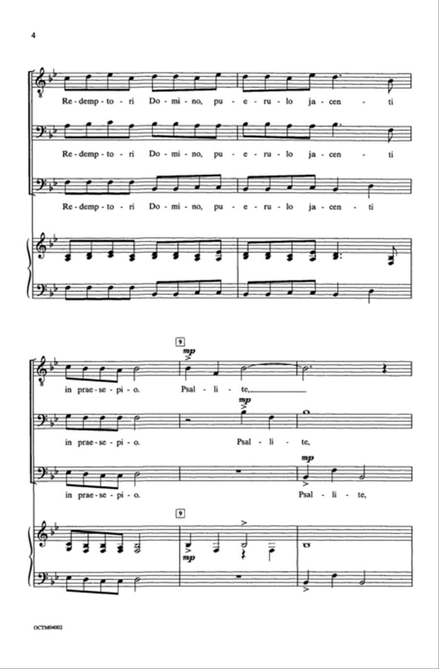 Psallite Men's Choir scores gallery preview page 14