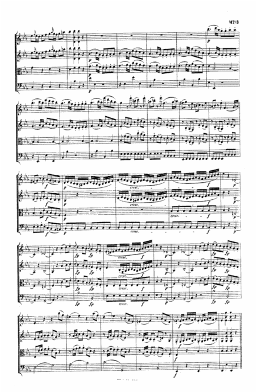 Mozart: String Quartets String Quartet scores gallery preview page 3