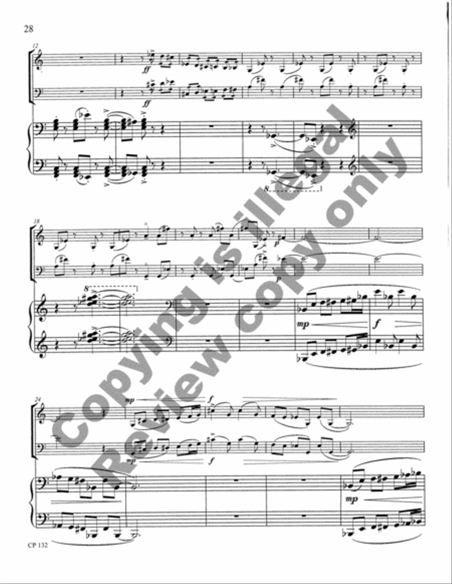 Concert Suite Piano Trio scores gallery preview page 26