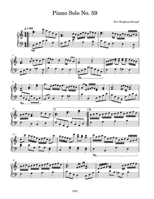 Piano Solo No. 59