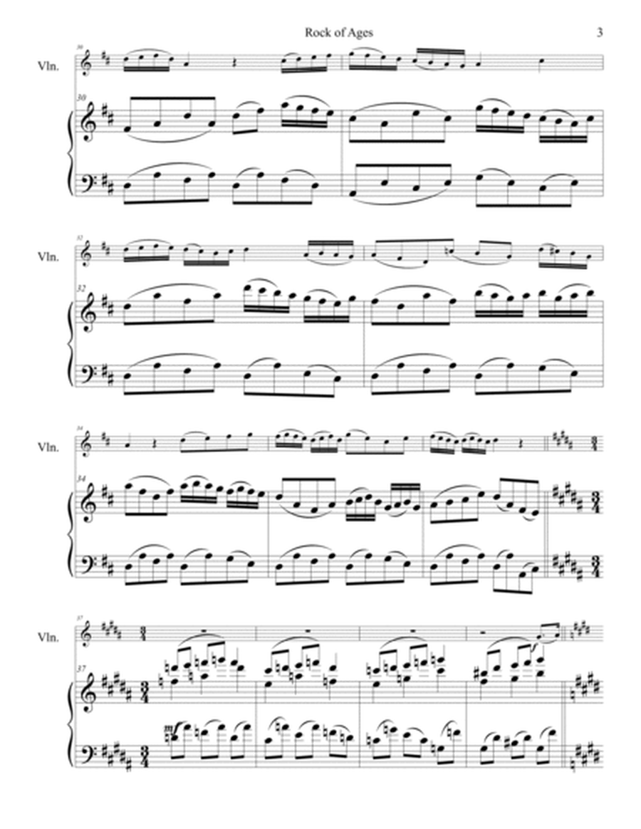 Rock of Ages for Violin image number null