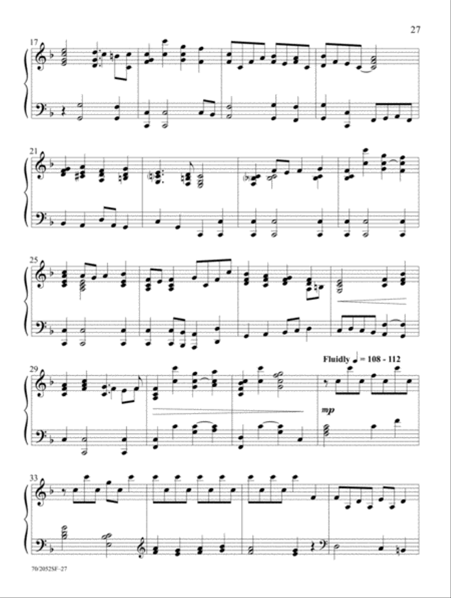 The Day of Celebration Piano Solo scores gallery preview page 12