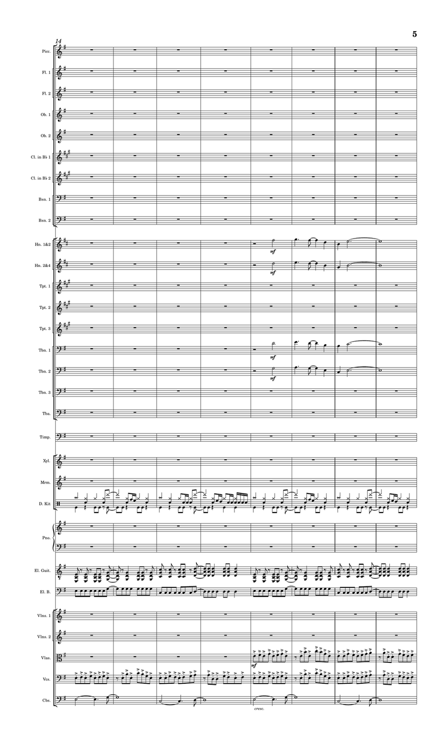 You Say Run Full Orchestra scores gallery preview page 5