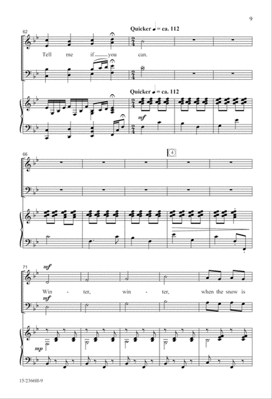 A Family Christmas Spectacular 4-Part scores gallery preview page 10