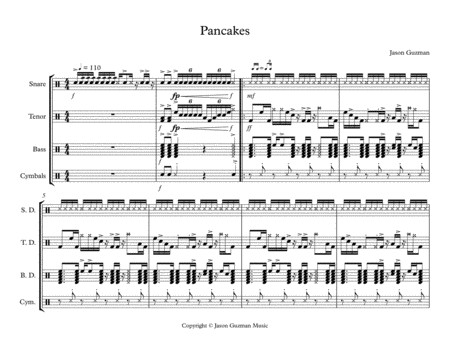 Pancakes- Drumline Cadence image number null