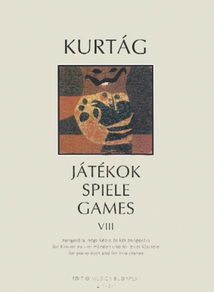 Book cover for Games for Piano – Volume 8