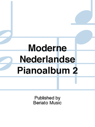 Book cover for Moderne Nederlandse Pianoalbum 2