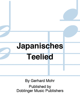 Book cover for Japanisches Teelied