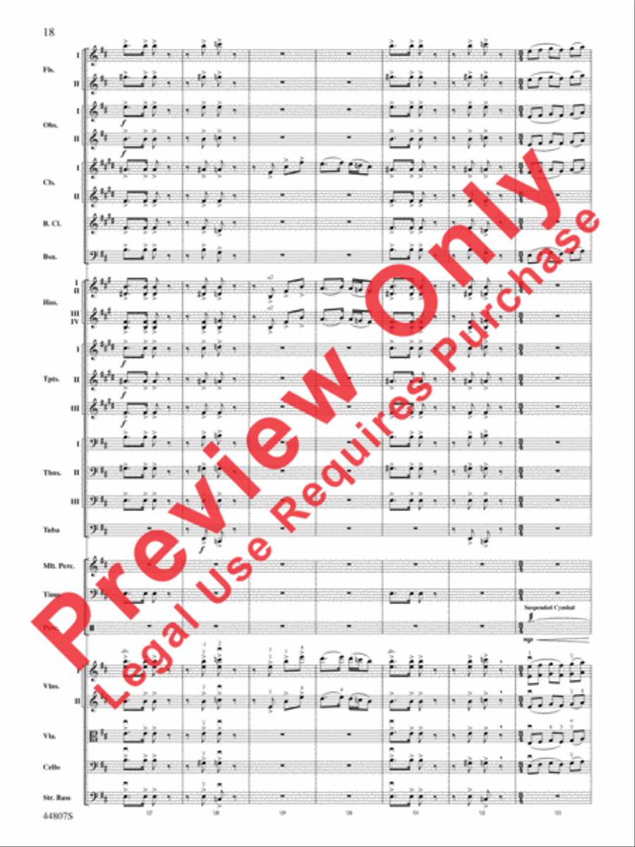 Pan: Highlights from the Warner Bros. Pictures Motion Picture Soundtrack Full Orchestra scores gallery preview page 19