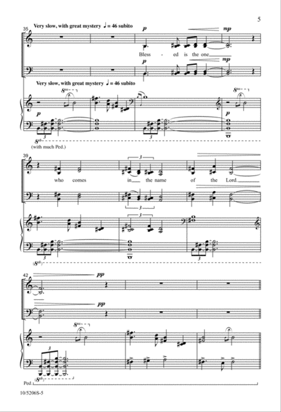 Festival Sanctus 4-Part scores gallery preview page 5